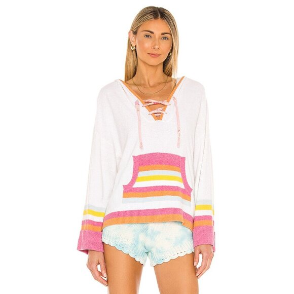 LoveShackFancy Fenmore Striped Hoodie - Picture 3 of 5